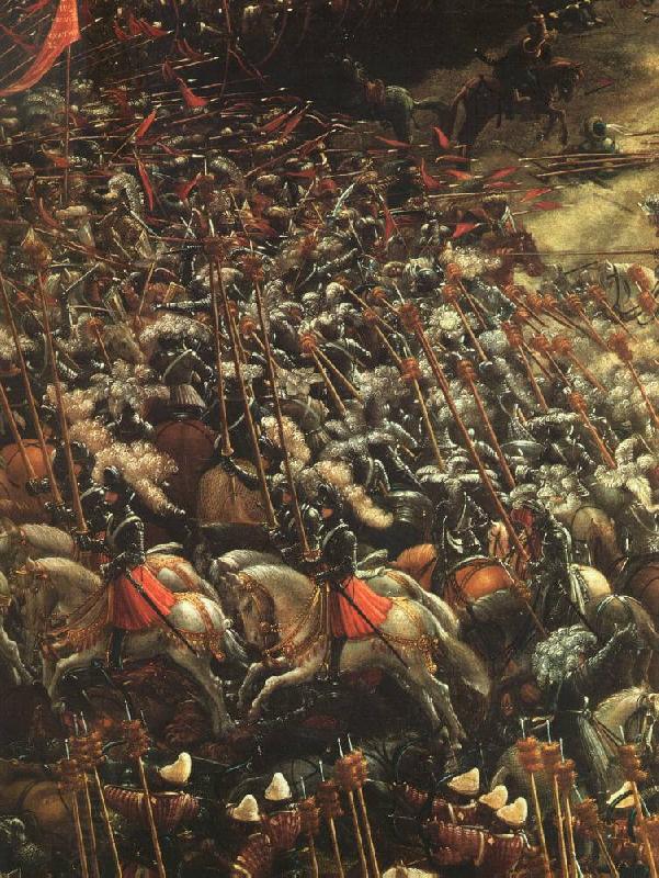 ALTDORFER, Albrecht The Battle of Alexander (detail)   bbb oil painting picture